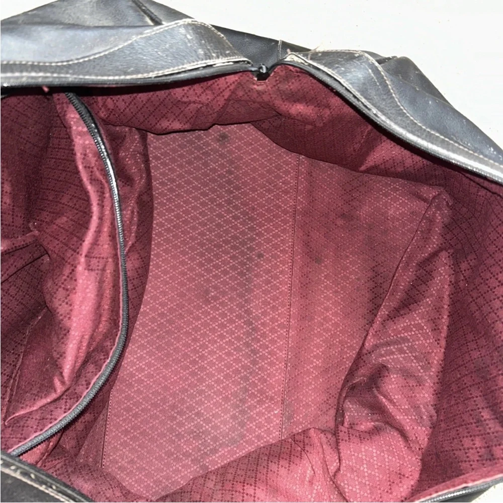 Black Gucci Leather Men's Duffel Bag - Picture 11 of 14
